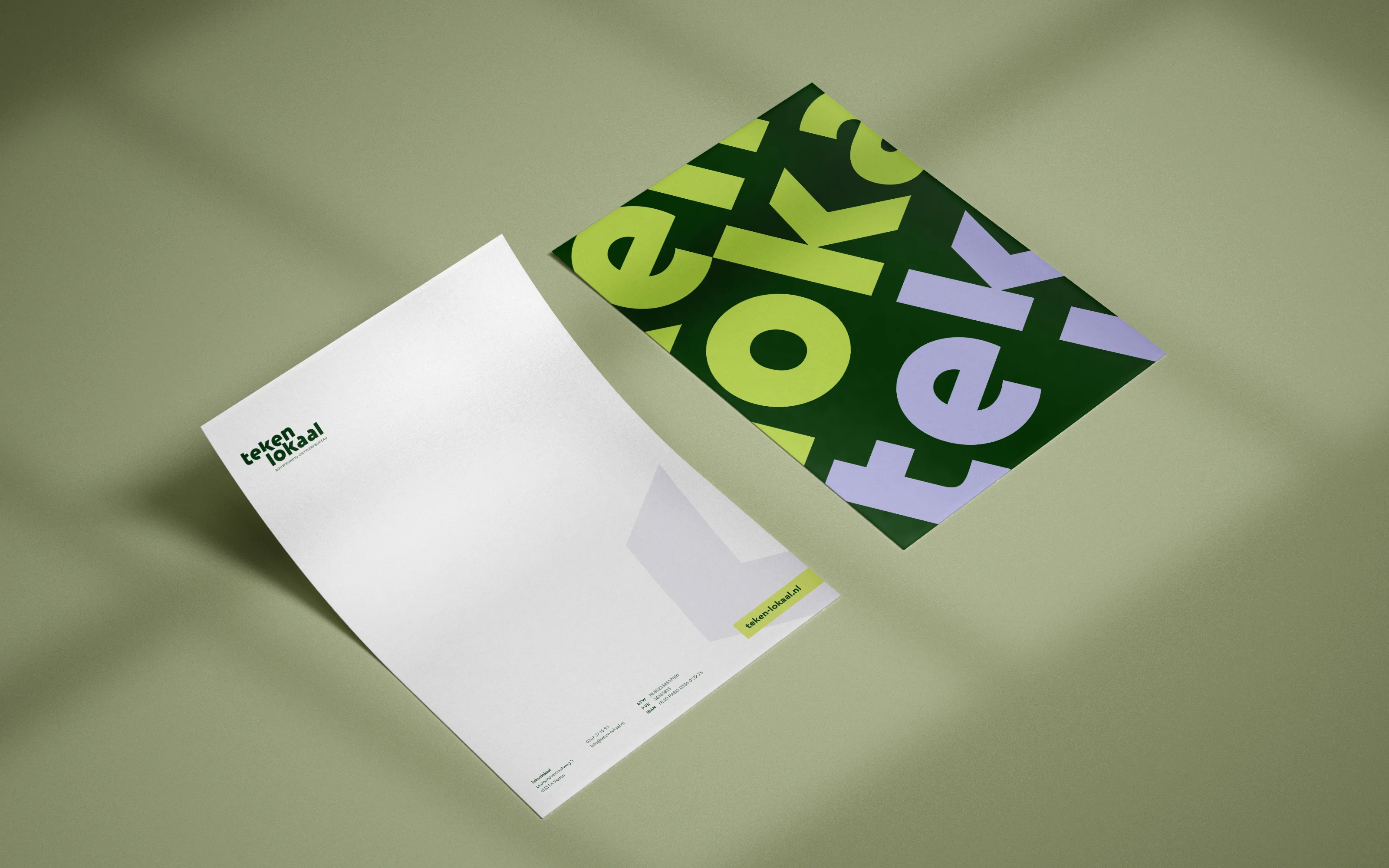 Teken Lokaal Briefpapier